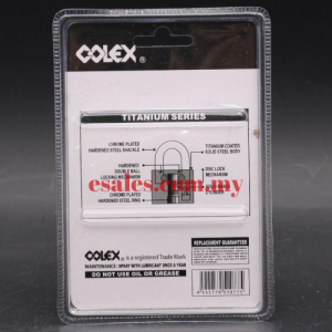 COLEX TA-501 Titanium Coated Padlock - Image 2