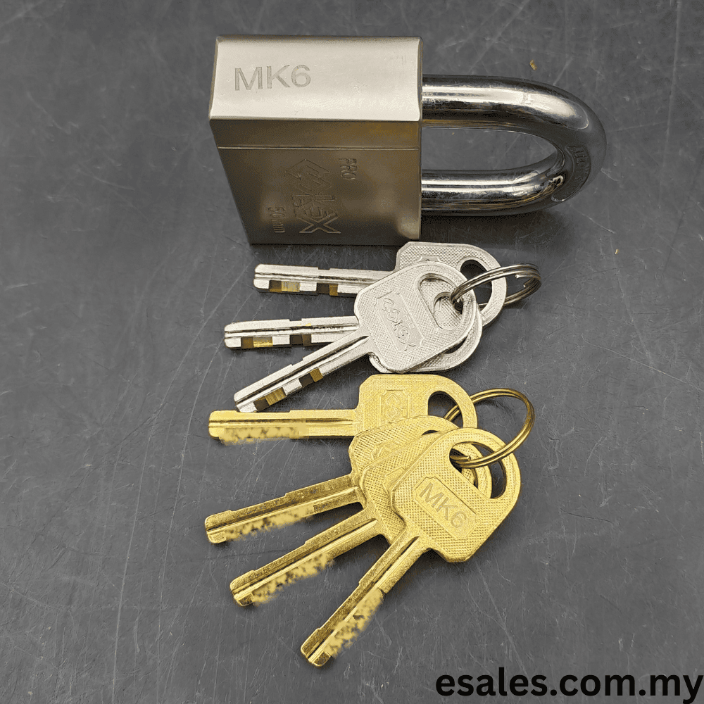 Colex RM-501MK06 Master Keyed Anti Cut Padlock, Master Key Code MK6, 34444431