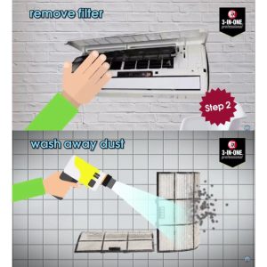 WD-40 Air-Conditioner Cleaner (3-in-1) - 331mL / WD-40 Specialist Air Conditioner Cleaner 360mL