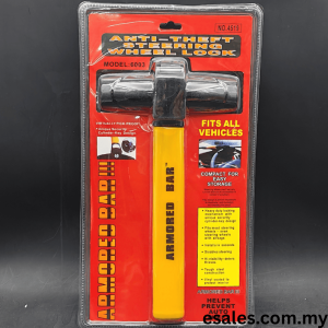 ARMORED BAR 6003 ANTI-THEFT STEERING WHEEL LOCK S8003-2 - Image 2