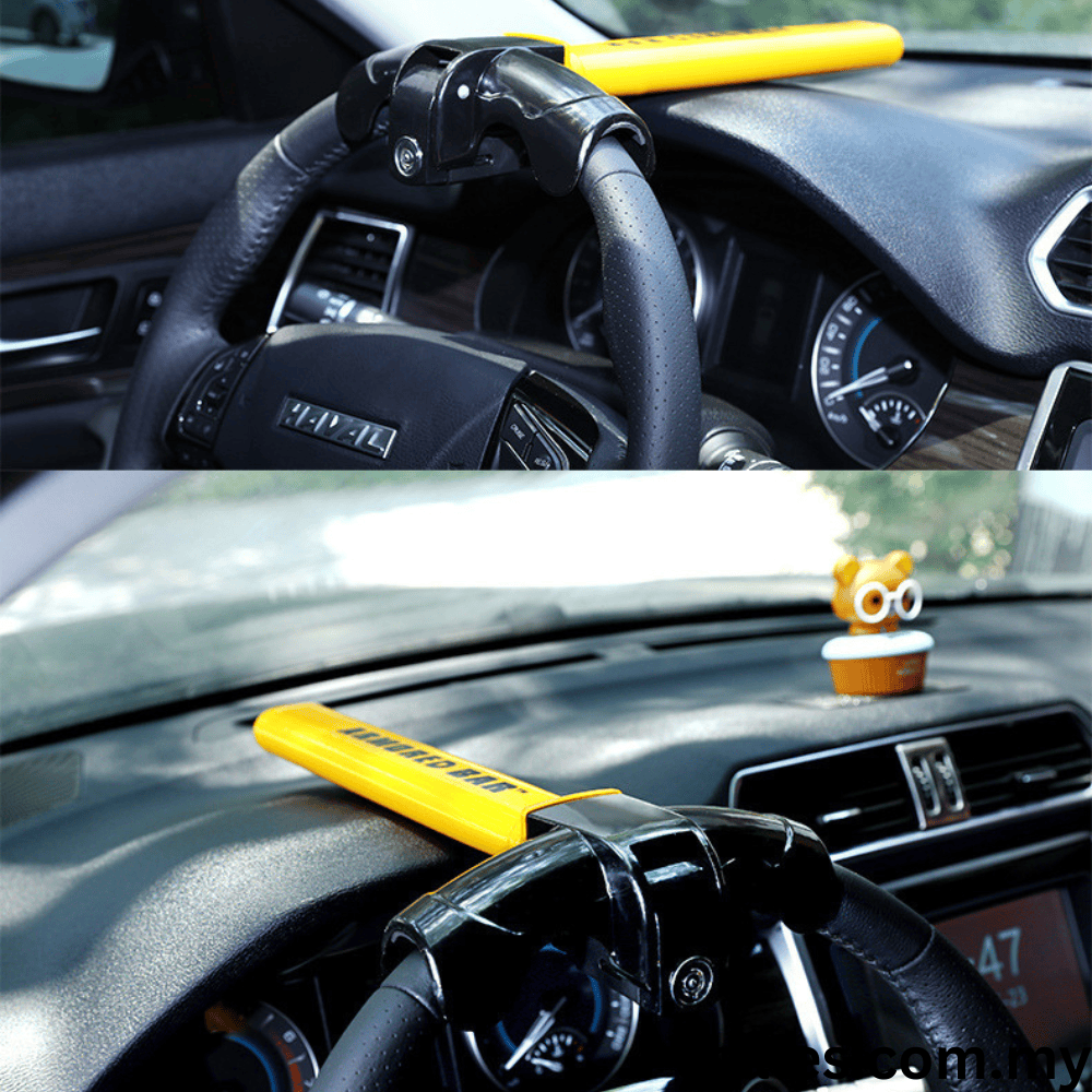 ARMORED BAR 6003 ANTI-THEFT STEERING WHEEL LOCK S8003-2