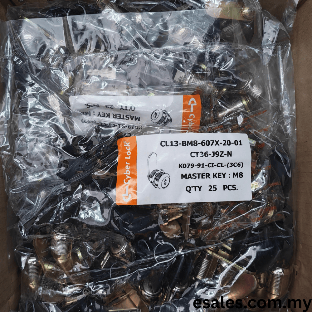 CL Cyber Lock 3C6-CL13-BM8-607X-20-01-CT36-J9Z-N-K079-91-CI-CL Key Retaining Cam Lock 20mm - Image 2